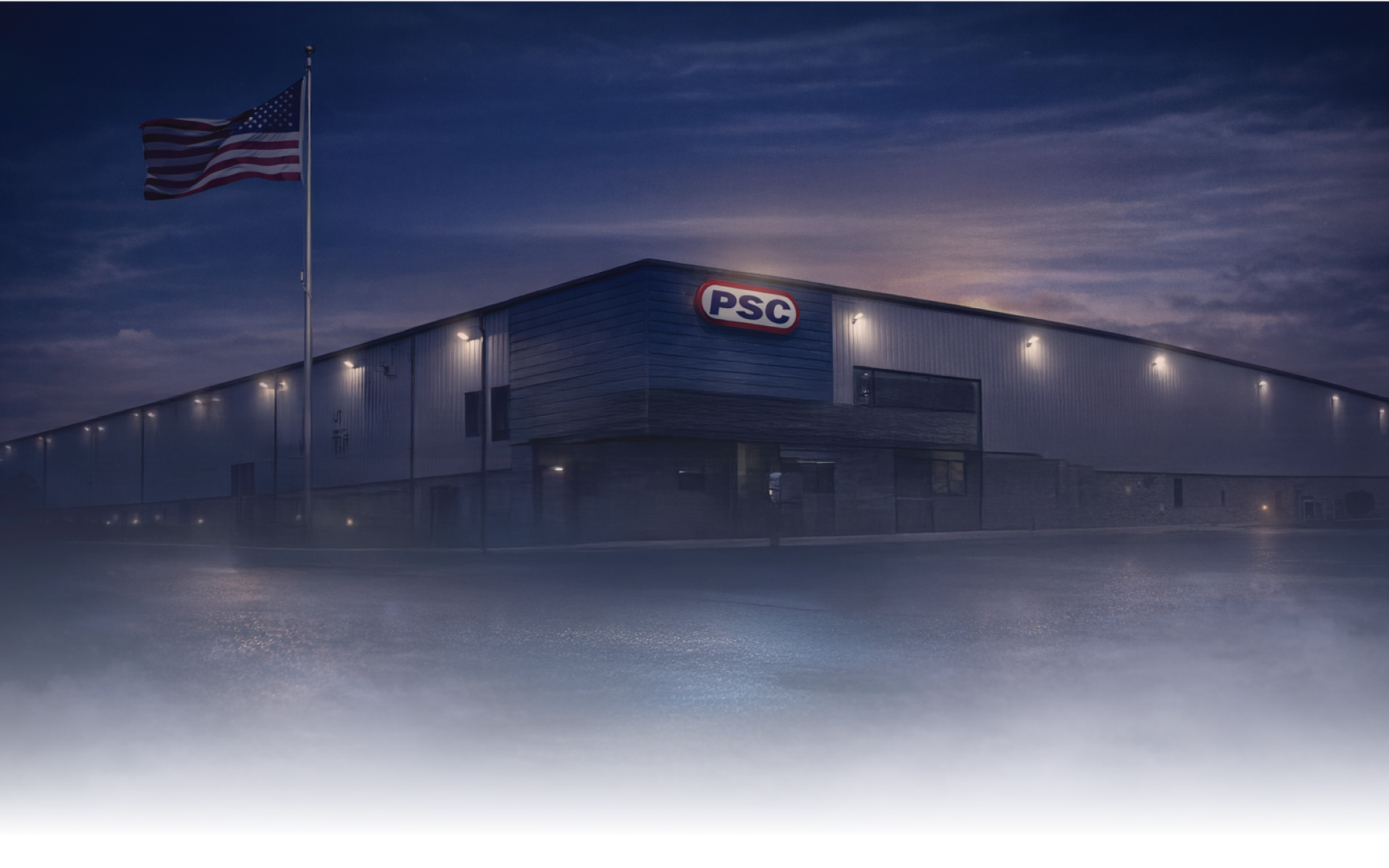 PSC industrial distribution backdrop